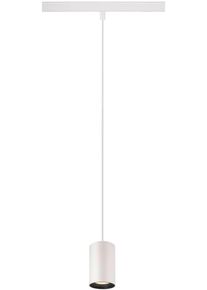 SLV NUMINOS XS 48V Pendelleuchte für Niedervolt-Schienensystem, 4000K, 8.7W, DALI dimmbar, 20°, weiß/schwarz (1006804)