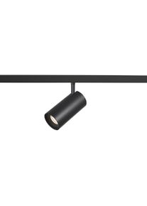SLV NUMINOS S 48V Spot für Niedervolt-Schienensystem, 4000K, 16W, DALI dimmbar, 55°, schwarz/schwarz (1006747)