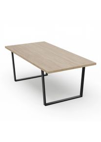 Blumfeldt Bearsdon jídelní set, stolová deska a kovové nohy stolu, industriální styl, stabilní, moderní