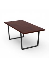 Blumfeldt Bearsdon jídelní set, stolová deska a kovové nohy stolu, industriální styl, stabilní, moderní