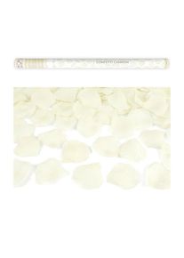 partydeco Vyst�elovac� konfety - Svatebn� l�stky r��� �ampa� 60 cm