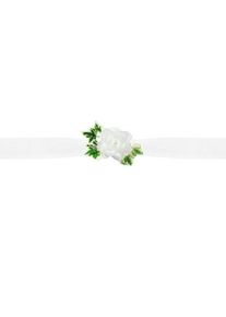 partydeco Girlanda tylov� b�l� s r��emi na auto 1,7 m