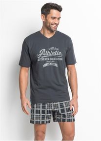 Krátké pyžamo (2dílná souprava) | Modrá | Vel. 60/62 (XXL) | bonprix