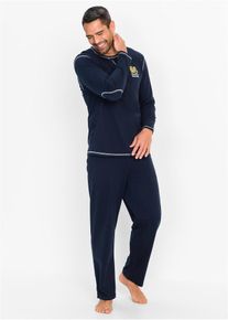 Pyžamo | Modrá | Vel. 48/50 (M) | 100% bavlna| bonprix