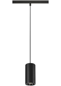 SLV NUMINOS S 48V Pendelleuchte für Niedervolt-Schienensystem, 4000K, 16W, DALI dimmbar, 20°, schwarz/chrom (1006851)