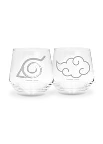 Naruto Shippuden - Konoha & Akatsuki Gläser 2er Set