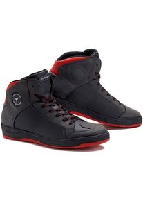 Stylmartin Double WP, shoes waterproof unisex , color: Black/Red , size: 38 EU