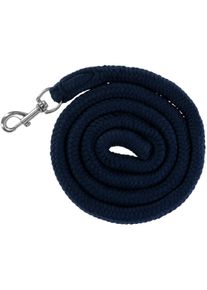 Covalliero Führstrick, Baumwolle, 2m, dunkelblau, mit Karabiner