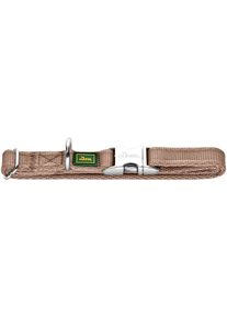 Hunter Inari Alu-Strong Hundehalsband, beige, 1,5cm