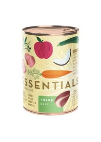 12x385g Terra Canis Essential kuřecí a hovězí vlhké krmivo pro psy