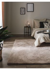 benuta Nest Kožešinový koberec Dave Taupe 120x170 cm Taupe Uni