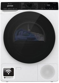 Gorenje DPNA83W A+++ 8 kg Wärmepumpentrockner, 60 cm breit, 15 Programme, Kindersicherung, NatureDry, AutoDrain, TwinAir, WLAN, weiß