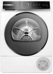 Bosch WQB235B40 Serie 8 8 kg A+++ Wärmepumpentrockner, 60 cm breit, Innenbeleuchtung, Auto Dry, Reversierfunktion, Nachlegefunktion, Home Connect, wei