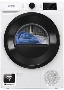 Gorenje DPNE92/GN A++ 9 kg Wärmepumpentrockner, 60 cm breit, WLAN, 16 Programme, Kindersicherung, LED Display, DelayEnd, Innenraumbeleuchtung, Knitter