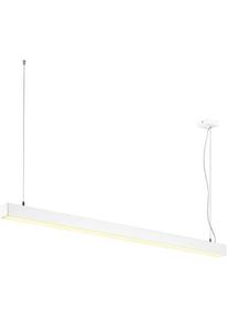 SLV Q-LINE Pendelleuchte, DALI dimmbar, 3000K, Länge 142cm, weiß (1001310)