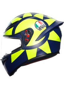 AGV K1 S Soleluna 2018, full face helmet , color: Matt Dark Blue/Neon-Yellow , size: L
