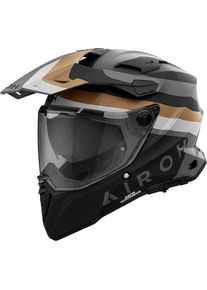 Airoh Commander 2 Doom, adventure helmet , color: Matt Black/Grey/Gold , size: L