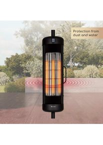 Blumfeldt Heat Guru Turbo, infračervený ohřívač, 2000 W, IP54, venkovní, montáž na slunečník