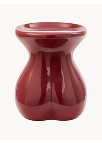 POLSPOTTEN Ručně vyrobená stolička Body Červená Umělá hmota Ø 36 cm, V 46 cm