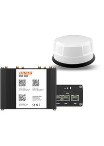 Selfsat MWR 5540 5G Cat 12 WLAN Router, bis 2,6 Gbps, inkl. Panorama 5G Antenne, weiß