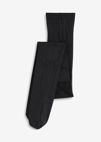 Punčochy nad kolena se srdíčky a recyklovaným polyamidem 60den | Černá | Vel. 48/50 (XL) | bonprix
