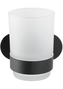 Wenko Turbo-Loc Zahnputzbecherhalter Mod. Orea Uno, Befestigen ohne bohren, Black