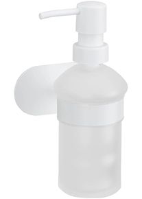 Wenko Turbo-Loc Seifenspender Mod. Orea, aus rostfreiem Edelstahl, White matt