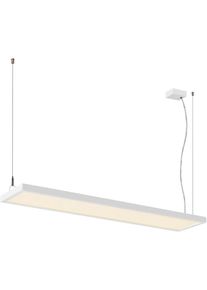 SLV WORKLIGHT PRO 120 Pendelleuchte, DALI dimmbar, Länge 120cm, 50W, 4000K, weiß (1007469)