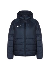 Nike Ženy Sportovn&iacute; bunda nočn&iacute; modr&aacute; / b&iacute;l&aacute; XS