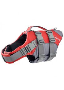 Hunter Swimming Vest Moss Dog harness (Hals 50-56 cm - Bauch 70-90 cm, red)