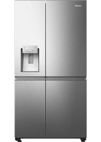 HISENSE RS818N4TIC Stand Side by Side Kombination, 91 cm breit, 632 L, Total NoFrost, Wasserspender, Wassertank, Multi Air Flow, LED Touch Display, Ed