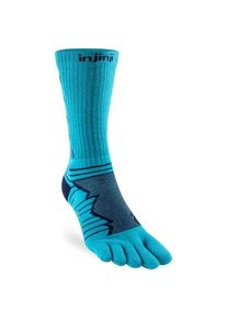 injinji Ultra Run Crew Running socks (XL, turquoise/blue)