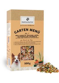 Paws & Patch Garten Menü Nr. 1 Futterzusatz mit Reis, Gemüse & Apfel, 500g