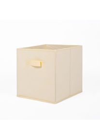 Dětský úložný box na hračky - Pastelově žlutý