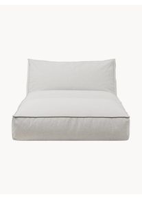 Blomus Zahradní lehátko Stay, polohovatelné Šedá Umělé vlakno Š 116 cm, H 190 cm