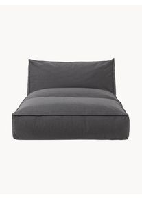 Blomus Zahradní lehátko Stay, polohovatelné Šedá Umělé vlakno Š 116 cm, H 190 cm