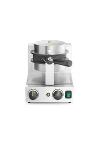 Hendi Bubble Waffle Rotationswaffeleisen mit 1500W aus Edelstahl und Teflon