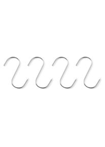 Hendi Fleischerhaken Set mit 4 Haken aus Edelstahl