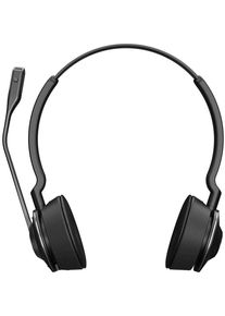 Jabra Engage 65 On Ear Stereo-Headset Kopfhörer Mikrofon DECT schnurlos schwarz