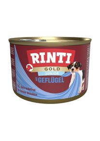 Rinti Gold Junior s jemnými kousky drůbežího masa 12 × 185 g