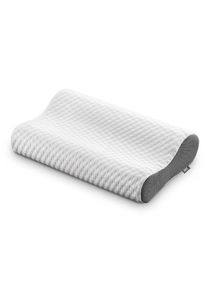 Sleezzz premium viskoelastik boyun destek yastığı 50 x 32 x 11 cm, cilt dostu çift kumaş kılıflı