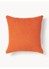 Bouclé exteriérový polštář Alka Oranžová Umělé vlakno, Bouclé Š 45 cm, D 45 cm | Westwing Collection