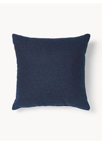 Bouclé exteriérový polštář Alka Modrá Umělé vlakno, Bouclé Š 45 cm, D 45 cm | Westwing Collection