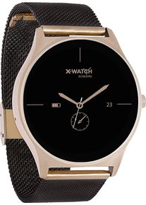 xlyne X-Watch Joli XW Pro Smartwatch Fitness-Uhr Sportuhr Kalorienverbrauch Wecker rosegold schwarz