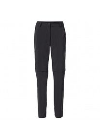 Vaude Women's Yaras Zip Off Pants Cycling bottoms Women (38 - Regular, black/grey)