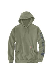 Carhartt Sleeve Logo Hooded Sweatshirt Hoodie Men (XS, olive)