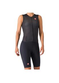 Castelli Women's Free Sanremo Tri Suit Sleeveless Cycling skinsuit Women (L, black)