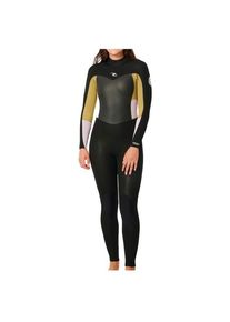 Rip Curl Women's Omega 4/3 Steamer Back Zip Wet suit Women (8 - Regular, black)
