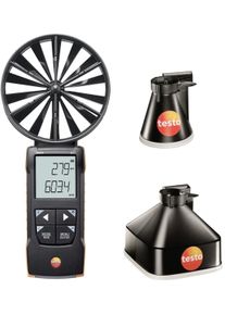 testo 417 Set Flügelrad-Anemometer, Messung von Stömungen, Mittelwertbildung, Langlebig, schwarz (15631417)