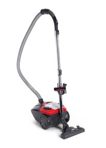 Fakir Red Vac Power Bodenstaubsauger, 700 W, Aktionsradius 9 m, HEPA (H13) Filter, Ergonomischer Tragegriff, rot